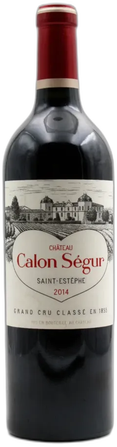 vue du vin Calon Segur 2014