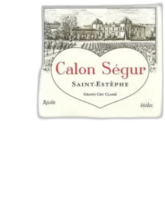capture du vin Calon Segur 2017 la