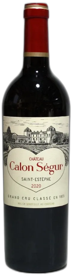 capture du vin Calon Segur 2020