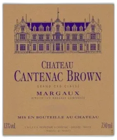image du vin Cantenac Brown 2017 la