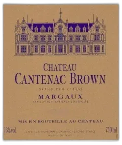 image du vin Cantenac Brown 2021 la
