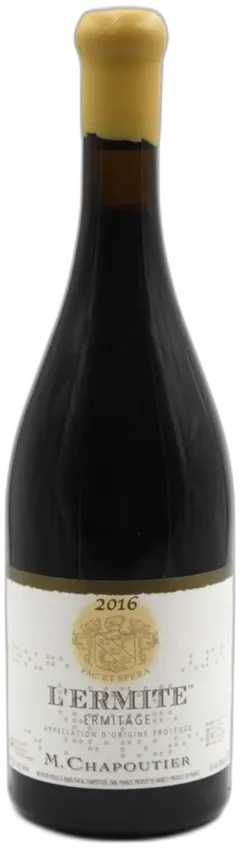 vue du vin Chapoutier Ermitage l’Ermite 2016