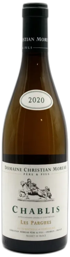 image du vin Christian Moreau Pere et Fils Chablis les Pargues 2020