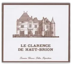 aperçu du vin Clarence de Haut Brion le) ex Chateau) la