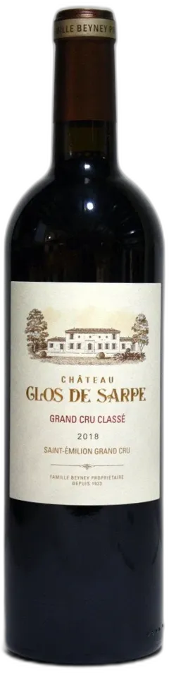 vue du vin Clos de Sarpe 2018