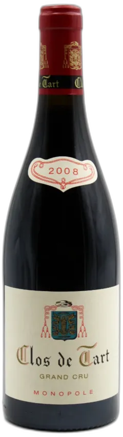 vue du vin Clos de Tart Grand Cru 2008