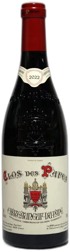 image du vin Chã¢Teauneuf du Pape Clos des Papes
