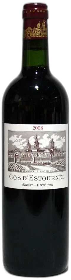 vue du vin Cos d’Estournel 2008