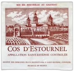 photos du vin Cos d’Estournel 2022 ex Chateau) la