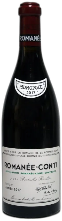 photo du vin Dom de la Romanee Conti Romanée Conti Grand Cru 2017