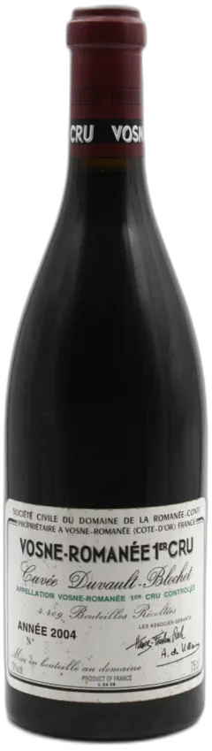 photo du vin Dom de la Romanee Conti Vosne 1er Cru Cuvée Duvault Blochet