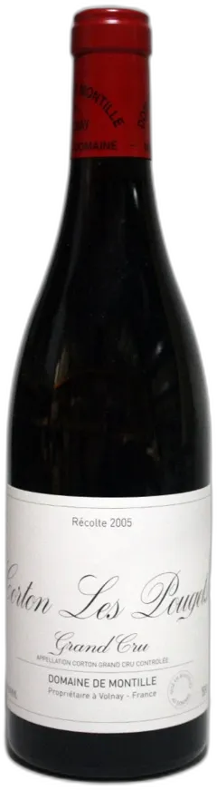photo du vin Domaine de Montille Corton Grand Cru les Pougets 2005