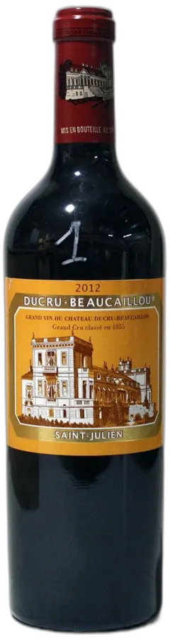 capture du vin Ducru Beaucaillou 2012