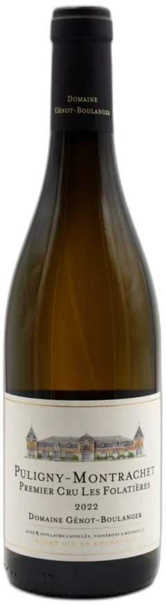photos du vin Genot-Boulanger Puligny Montrachet 1er Cru les Folatieres 2022