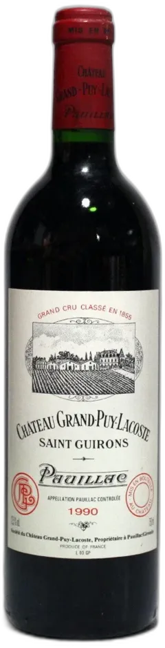 photo du vin Grand Puy Lacoste 1990