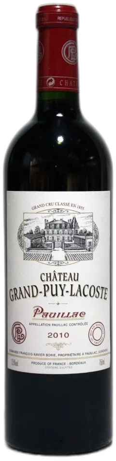 image du vin Grand Puy Lacoste 2010 la