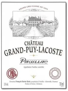 image du vin Grand Puy Lacoste 2010 la
