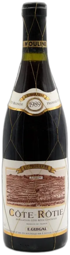image du vin la Mouline 1989 E. Guigal Côte Rotie, Vallée du Rhône Rouge