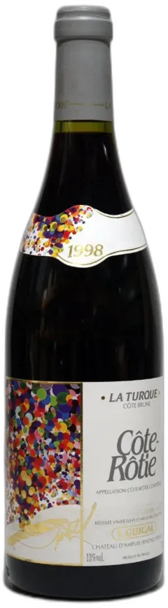 photo du vin Guigal Cote Rotie la Turque 1998