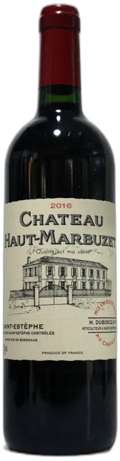 illustration du vin Haut Marbuzet 2016 la