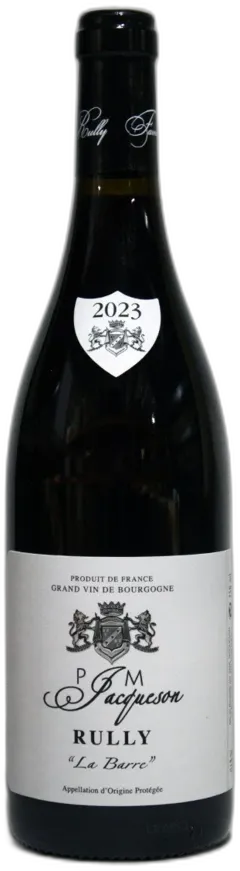 photos du vin Jacqueson Paul et Marie Rully Rouge la Barre 2023