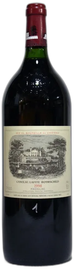 image du vin Lafite Rothschild 1998 Magnum