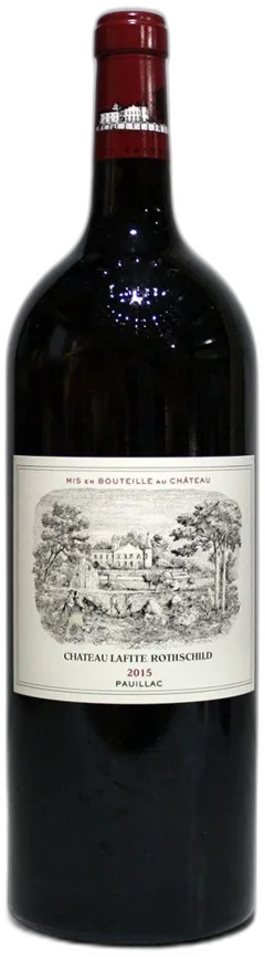 vue du vin Lafite Rothschild 2015 Magnum