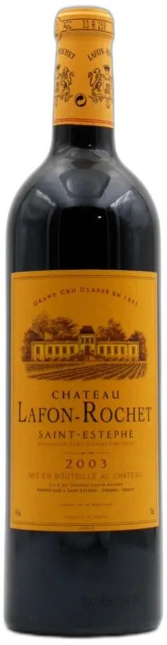 illustration du vin Lafon Rochet 2003