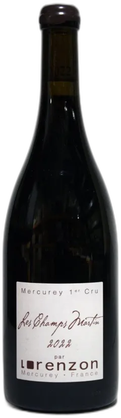 photo du vin Lorenzon Mercurey 1er Cru Champ Martin Rouge 2022