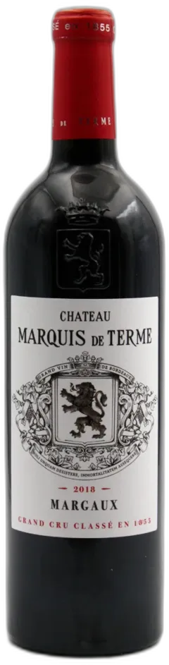 photo du vin Marquis de Terme 2018