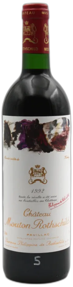photo du vin Mouton Rothschild 1992