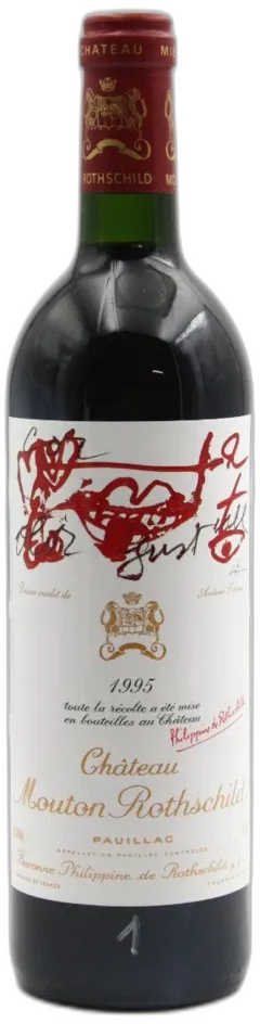 illustration du vin Mouton Rothschild 1995