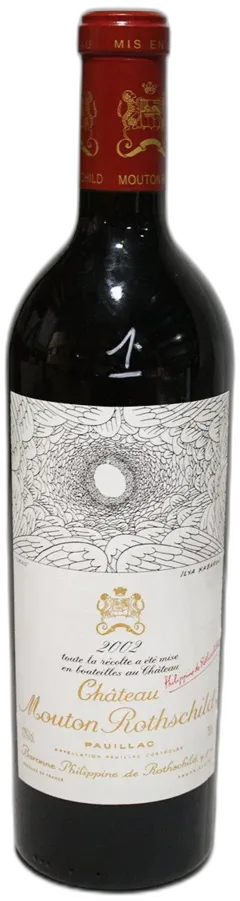 photo du vin Mouton Rothschild 2002 la