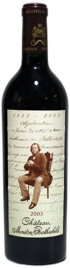photo du vin Château Mouton Rothschild 1er Grand Cru Classé 2003