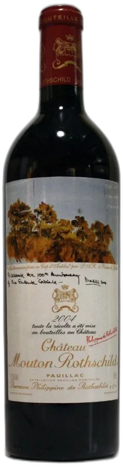 photo du vin Mouton Rothschild 2004