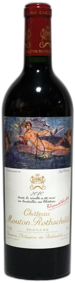illustration du vin Mouton Rothschild 2010