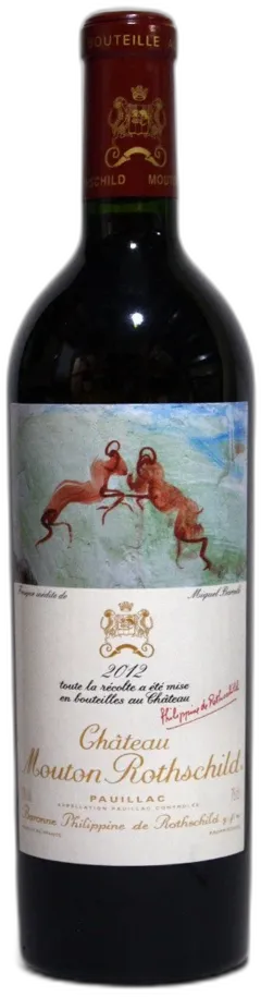 image du vin Mouton Rothschild 2012 la
