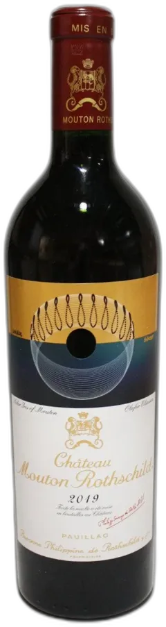 capture du vin Mouton Rothschild 2019 la