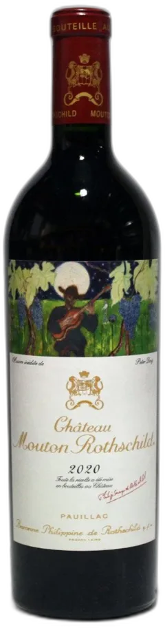 photo du vin Mouton Rothschild 2020