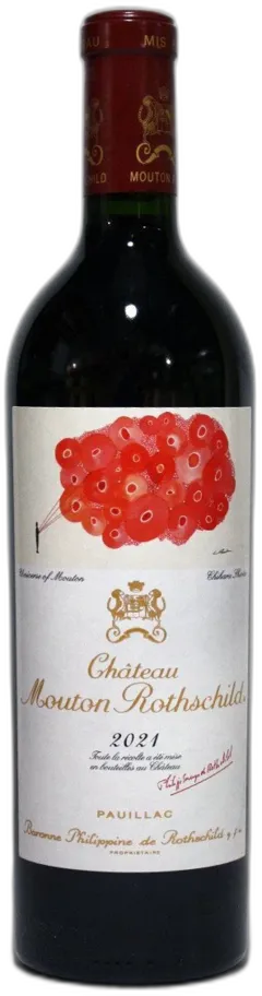 capture du vin Mouton Rothschild 2021