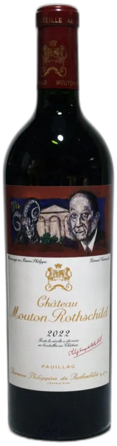 photo du vin Mouton Rothschild 2022