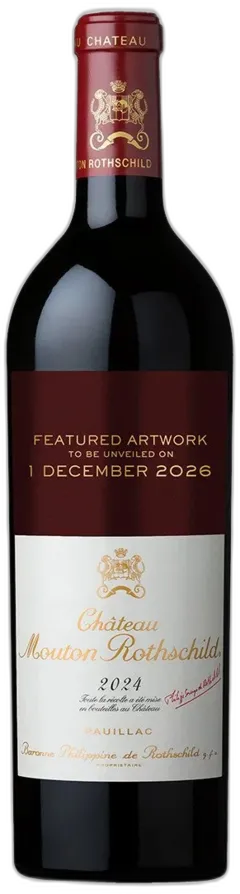 illustration du vin Mouton Rothschild 2024 la