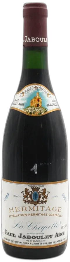 photo du vin Paul Jaboulet Aine Hermitage la Chapelle 1989 Magnum