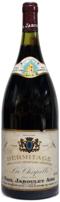 photo du vin Paul Jaboulet Aine Hermitage la Chapelle 1989 Magnum