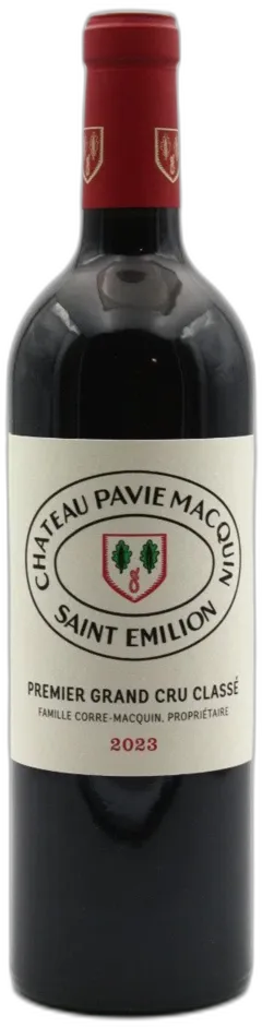 illustration du vin Château Pavie-Macquin Saint-Emilion Grand Cru Rouge 2017