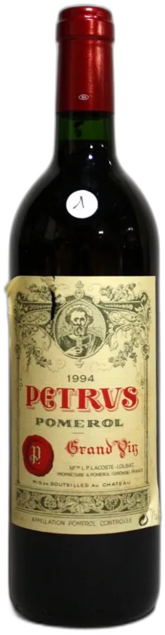 photo du vin Petrus 1994 Etiquette Très Légèrement Abimée