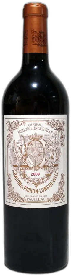 vue du vin Pichon Longueville Baron 2009
