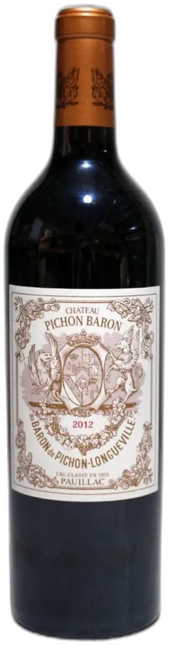 illustration du vin Pichon Longueville Baron 2012