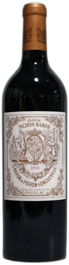 photo du vin Pichon Longueville Baron 2018