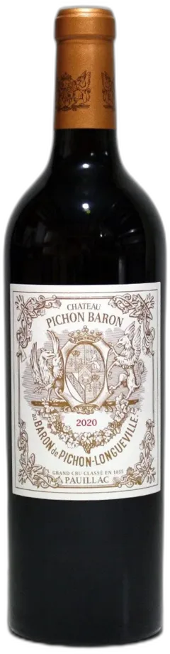 illustration du vin Pichon Longueville Baron 2020 la